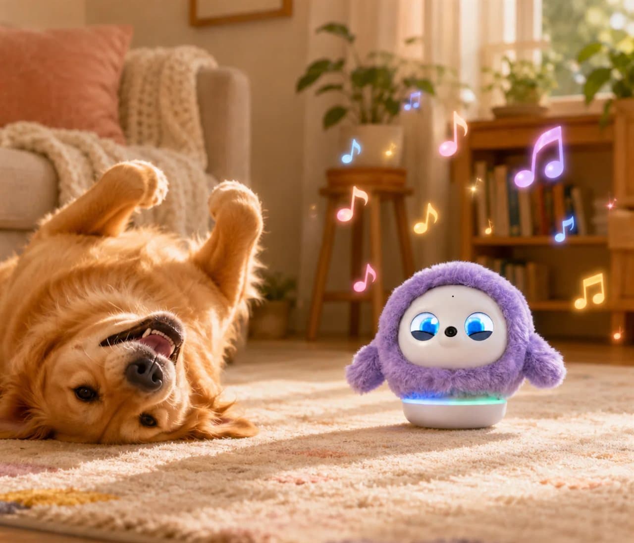 A plush robot designed to fix your loneliness. It needs your care and attention first.