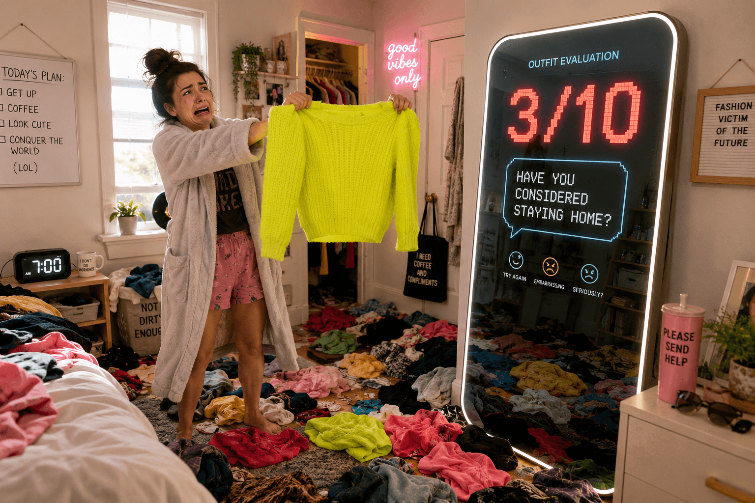 The Smart Mirror That Became Your Harshest Critic