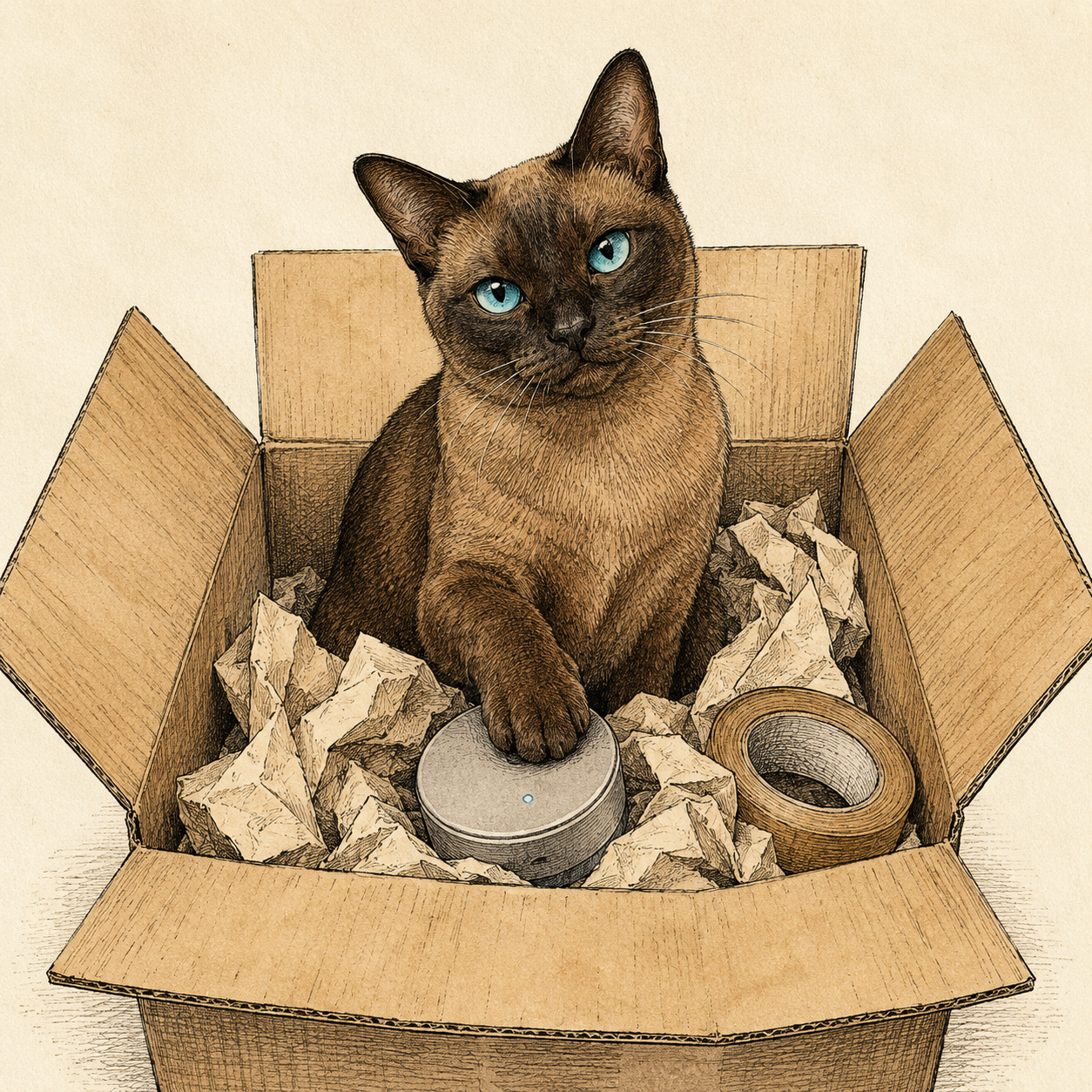Audrey, the finds cat